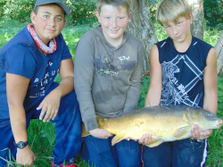 Enfants de l'école de pêche