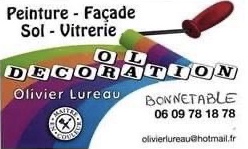 Carte de visite de Olivier LUREAU Décoration