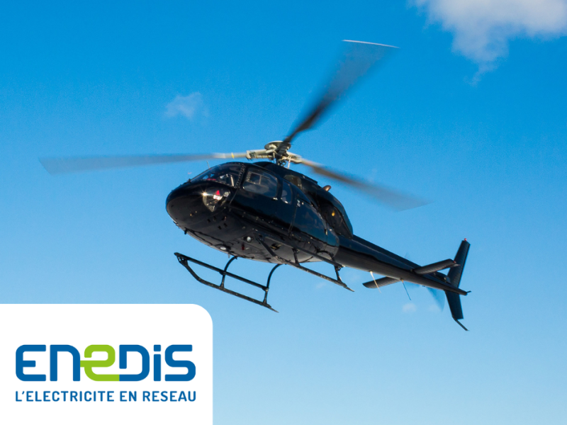 hélicoptère enedis