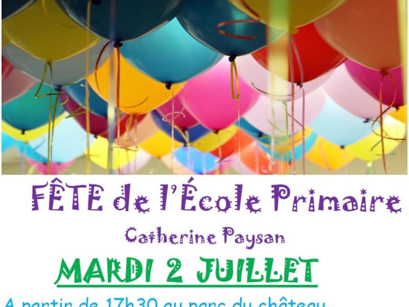 fête de l'école