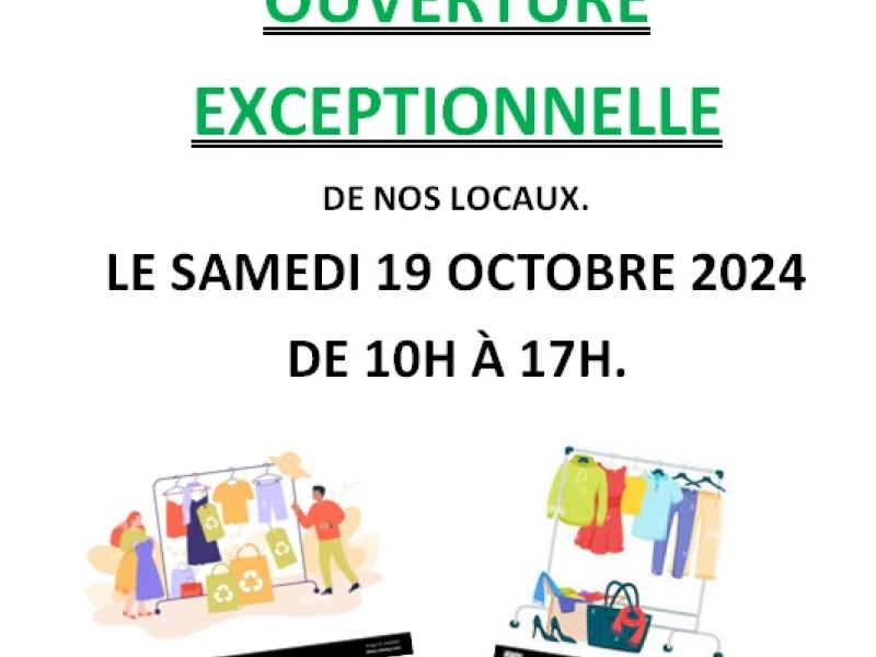 ouverture exceptionnelle