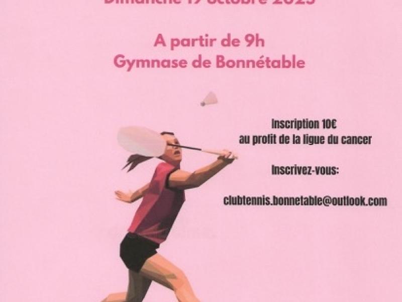 badminton octobre rose